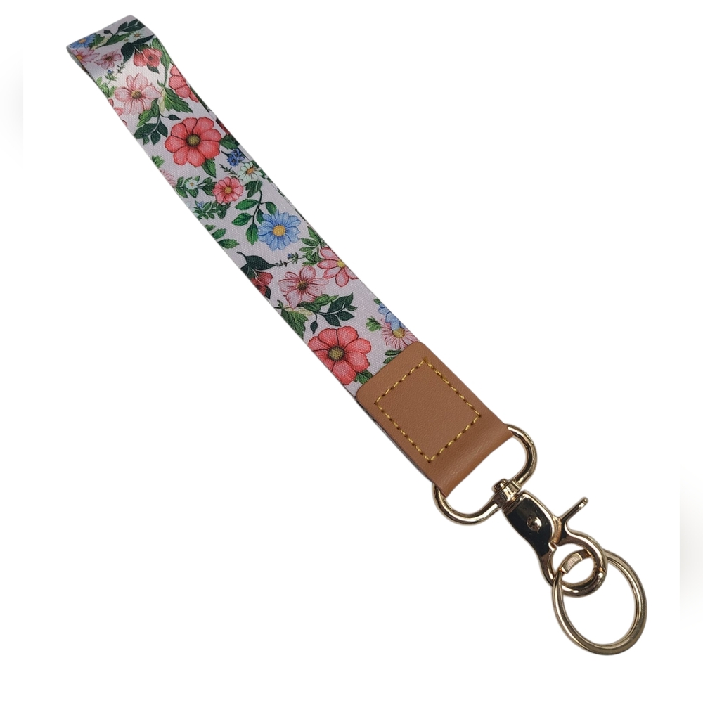 Yonlevres Wristlet Lanyard Floral For Phone Keys Passport 16" Diameter Brand New - Picture 4 of 9